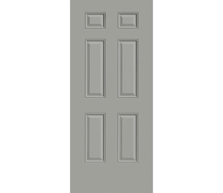 Bluffton 6 Panel Steel Entry Door