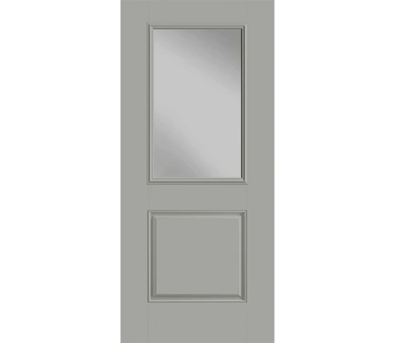 Bluffton Half Light 1 Panel Fiberglass Entry Door