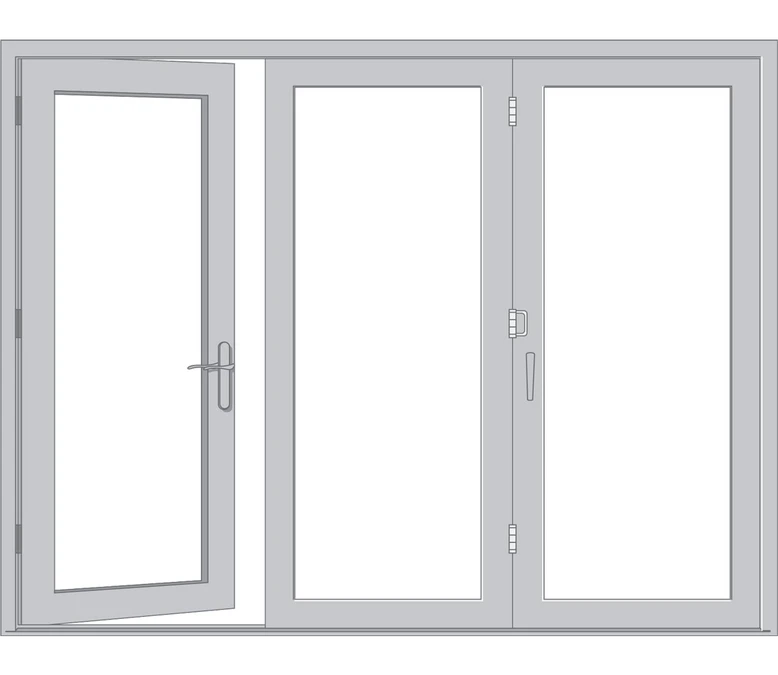 Bluffton Pella Architect Reserve Series Contemporary Bifold Patio Door