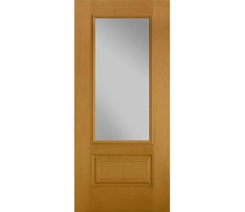 Bluffton Three Quaters light Fiberglass Entry Door